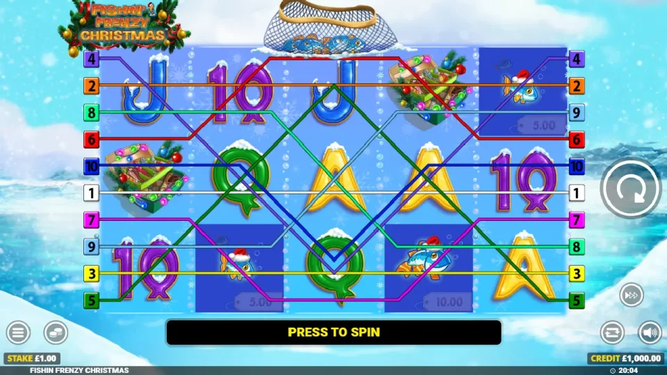 Fishin’ Frenzy Christmas — screenshot 4