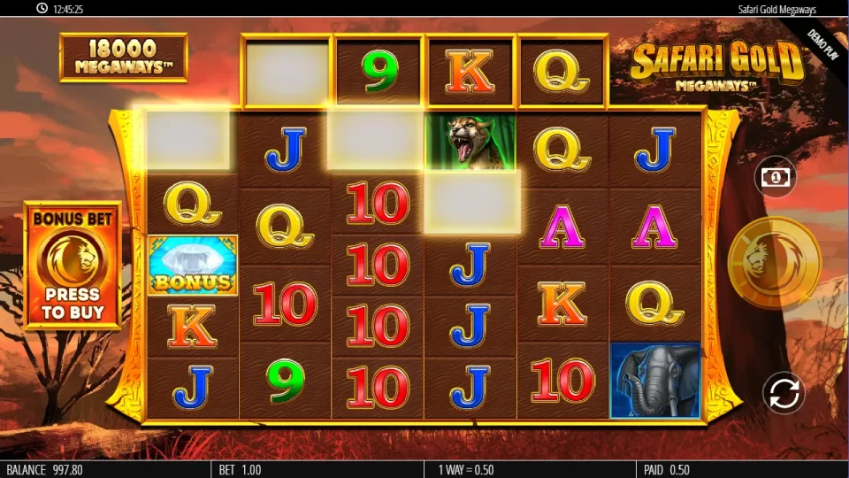 Safari Gold Megaways — screenshot 2