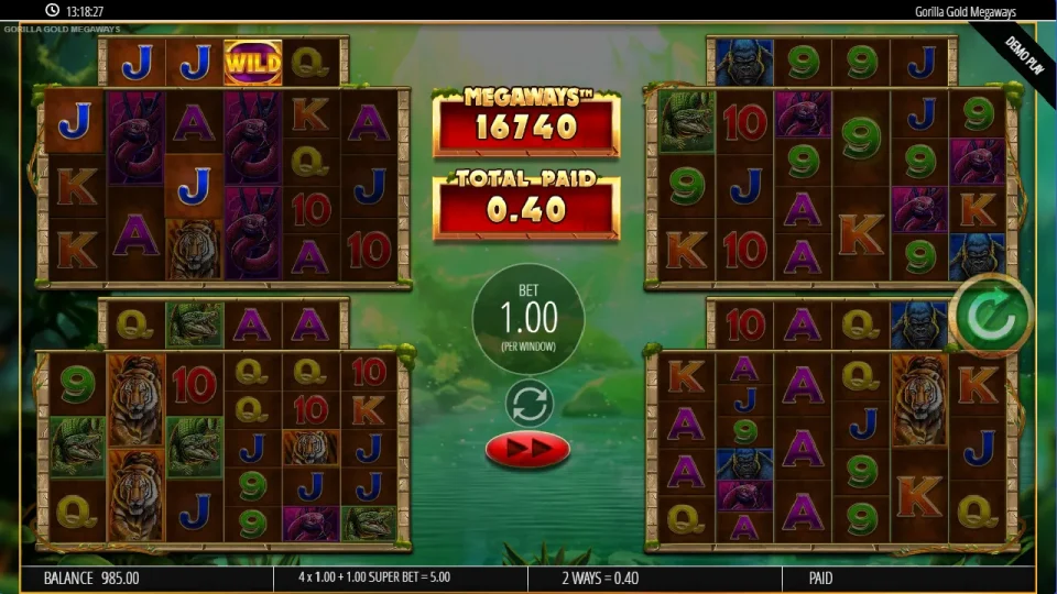 Gorilla Gold Megaways — screenshot 3
