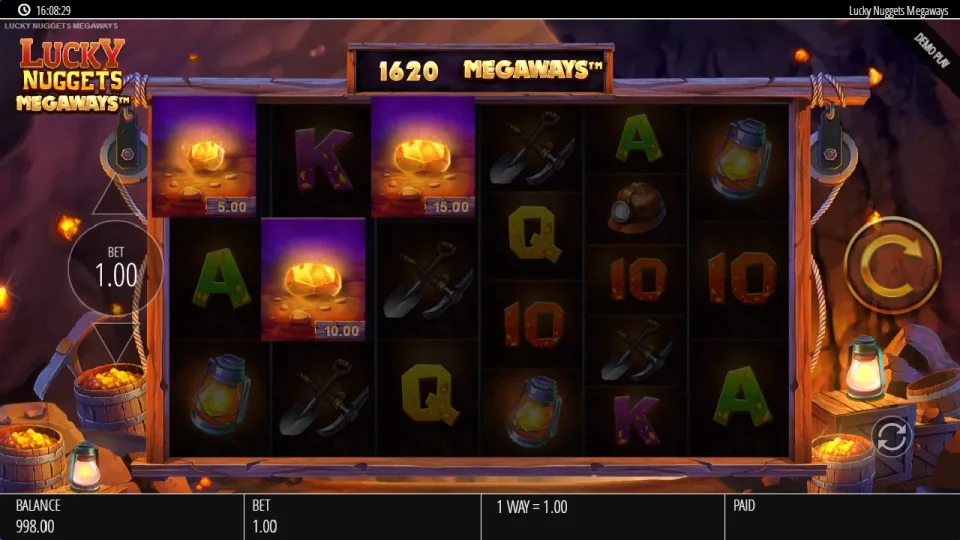 Lucky Nuggets Megaways — screenshot 2