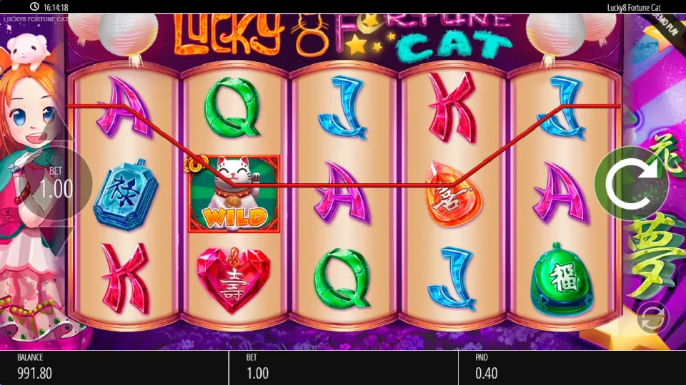 Lucky 8 Fortune Cat — screenshot 2