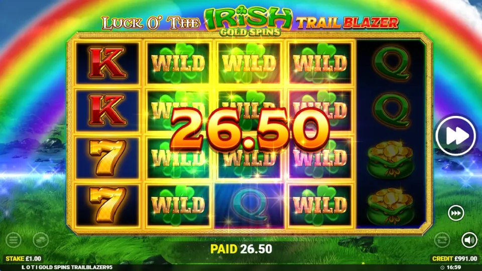 Luck O’ The Irish Gold Spins Trail Blazer — screenshot 4