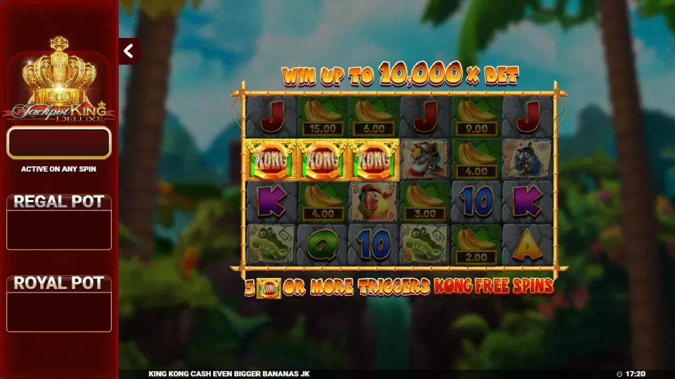 King Kong Cash Even Bigger Bananas Jackpot King — screenshot 1