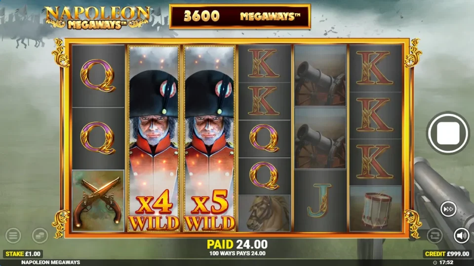 Napoleon Megaways — screenshot 1