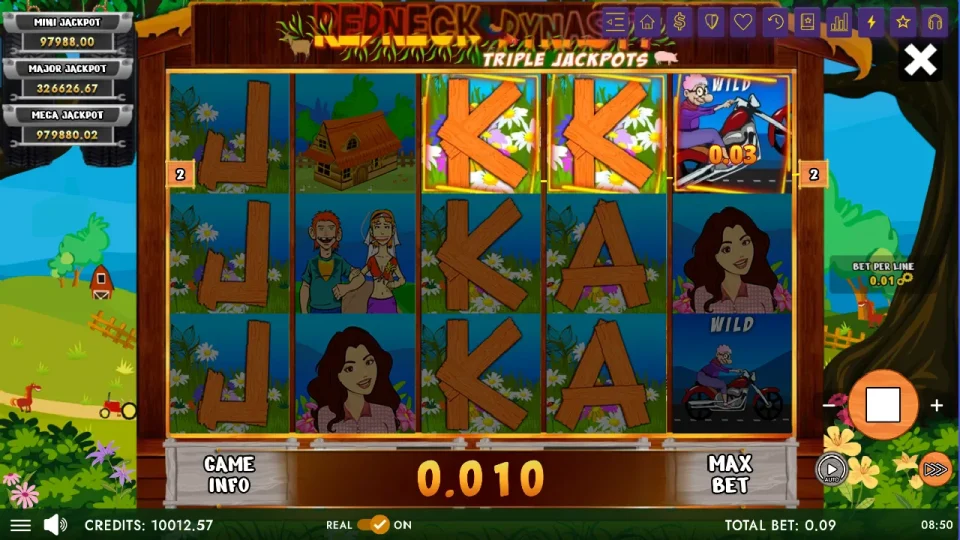 Redneck Dynasty Triple Jackpots — screenshot 4