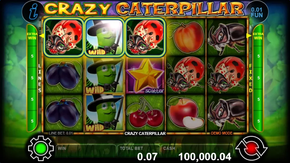 Crazy Caterpillar — screenshot 2