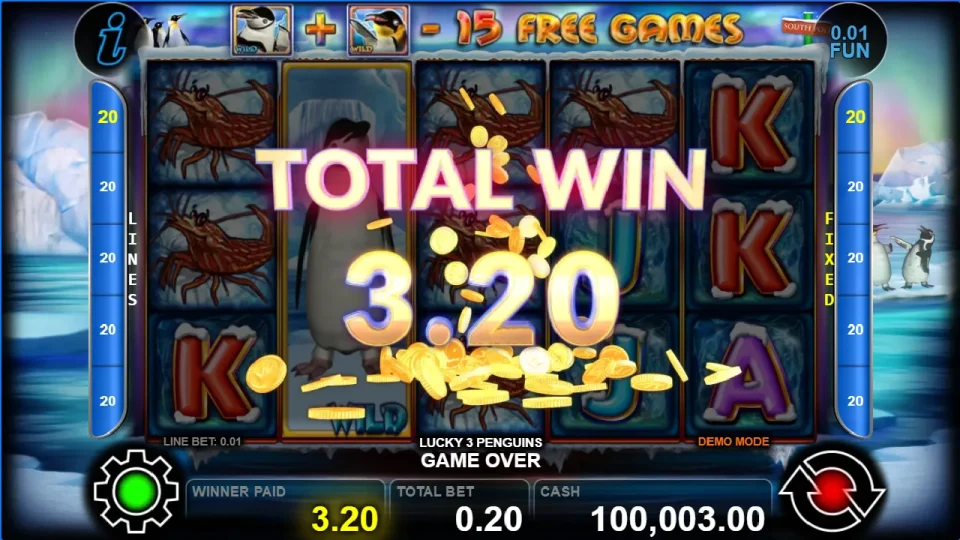 Lucky 3 Penguins — screenshot 2