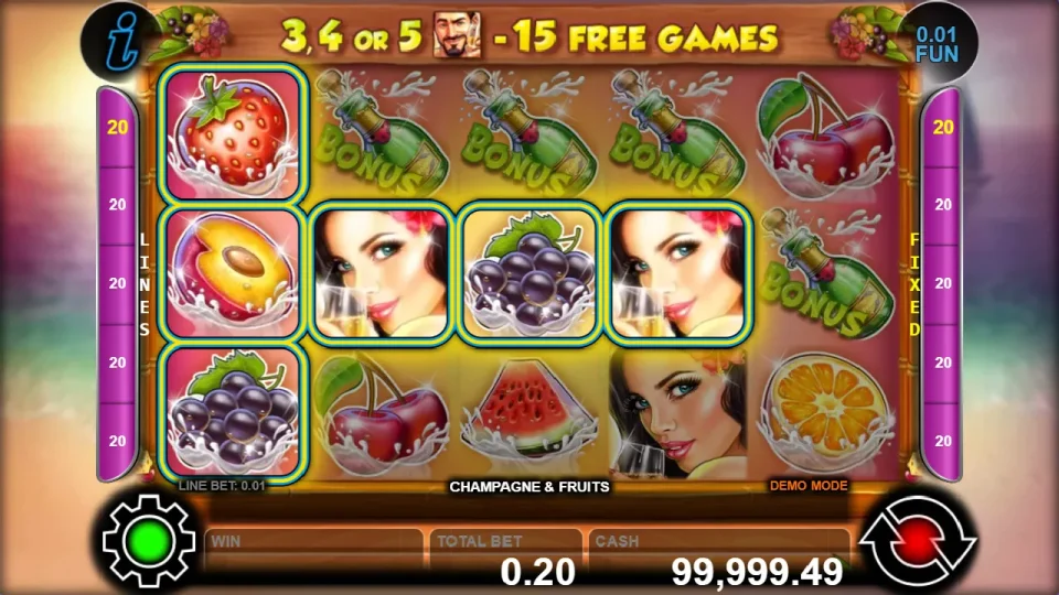 Champagne & Fruits — screenshot 1