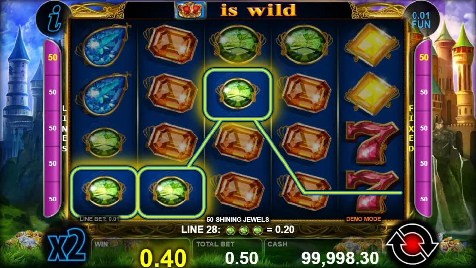 50 Shining Jewels — screenshot 1