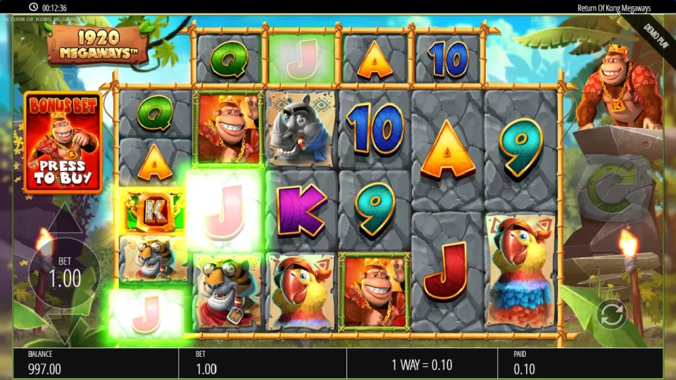 Return of Kong Megaways — screenshot 3