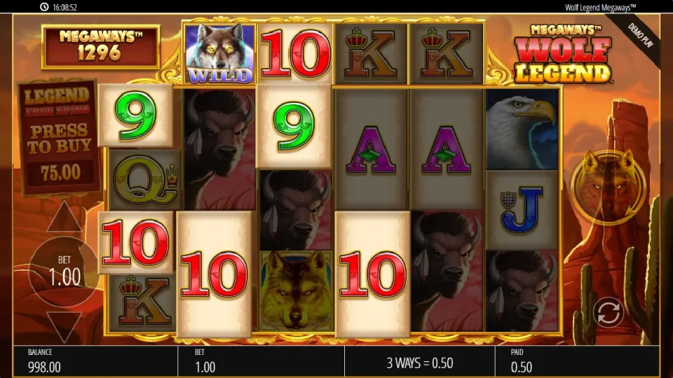 Wolf Legend Megaways — screenshot 4