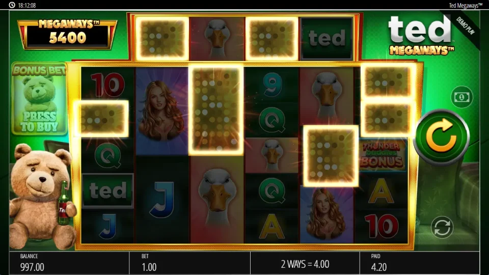 Ted Megaways — screenshot 2