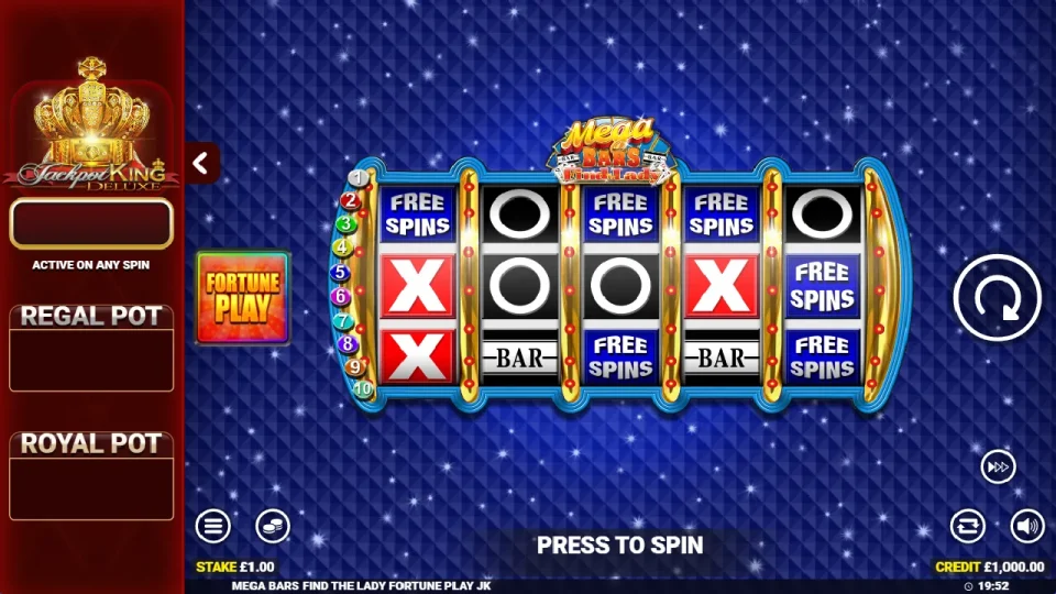 Mega Bars Find the Lady Jackpot King — screenshot 3
