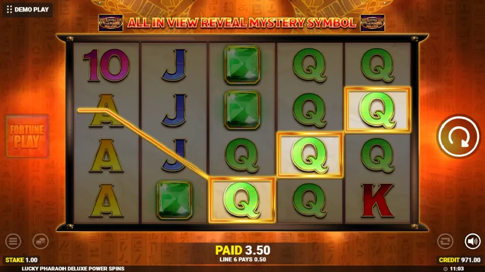 Lucky Pharaoh Deluxe Fortune Play — screenshot 1