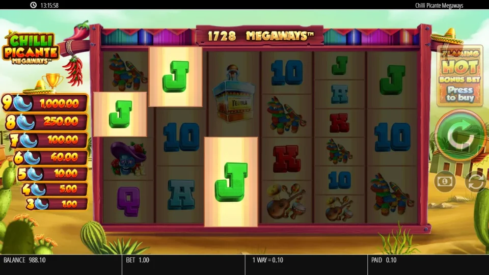Chilli Picante Megaways — screenshot 3