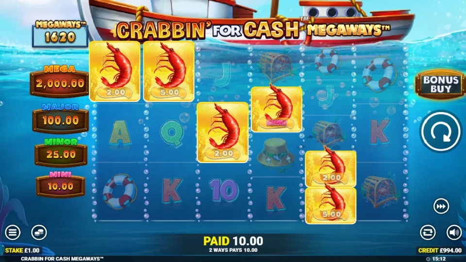 Crabbin’ for Cash Megaways — screenshot 3
