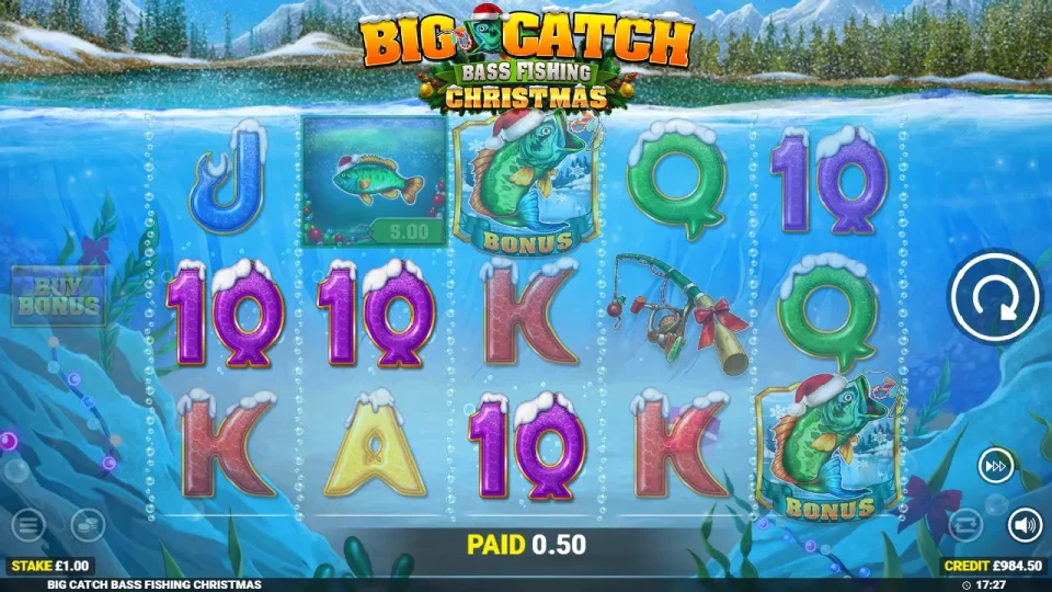 Big Catch Bass Fishing Christmas — screenshot 2