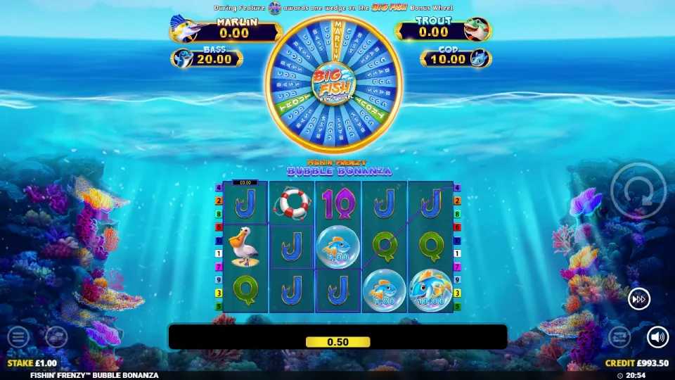 Fishin’ Frenzy Bubble Bonanza — screenshot 3