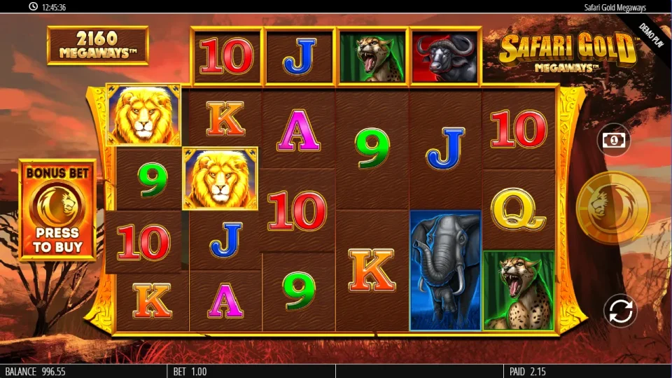 Safari Gold Megaways — screenshot 3