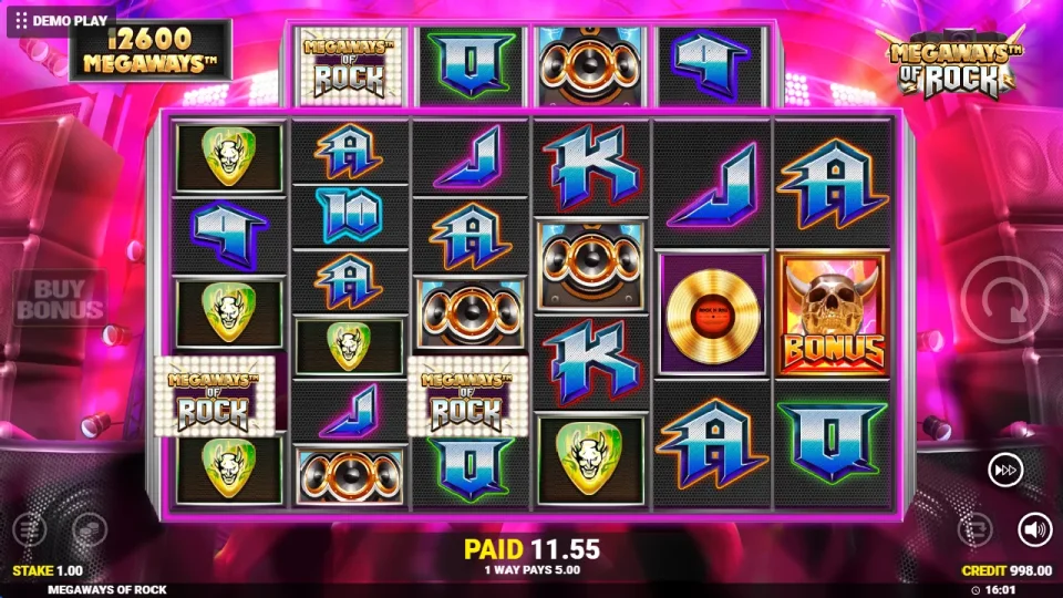 Megaways of Rock — screenshot 3