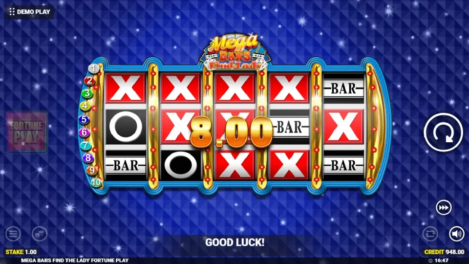 Mega Bars Find The Lady Fortune Play — screenshot 4