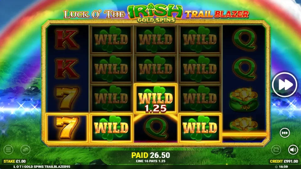 Luck O’ The Irish Gold Spins Trail Blazer — screenshot 3