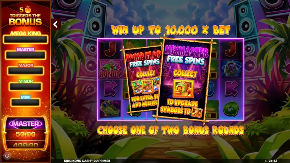 King Kong Cash DJ Prime8 Rapid Fire Jackpots — screenshot 2