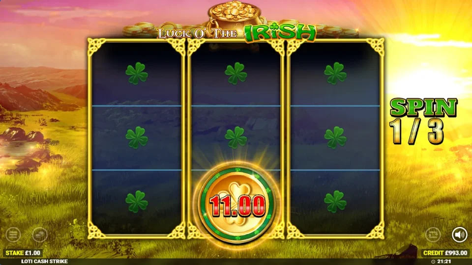 Luck O’ The Irish Cash Strike — screenshot 2