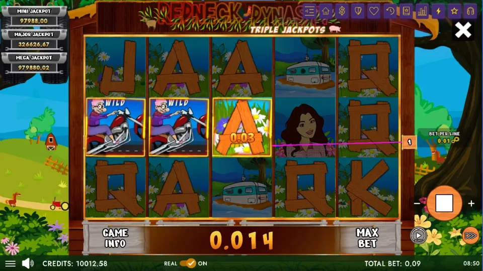 Redneck Dynasty Triple Jackpots — screenshot 3