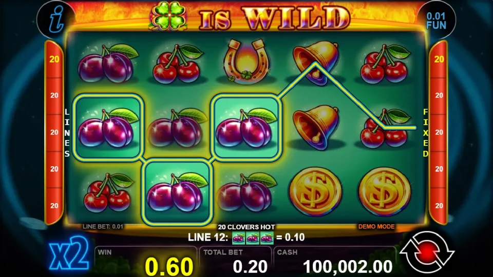 20 Clovers Hot — screenshot 2