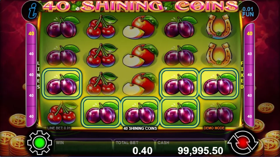 40 Shining Coins — screenshot 2