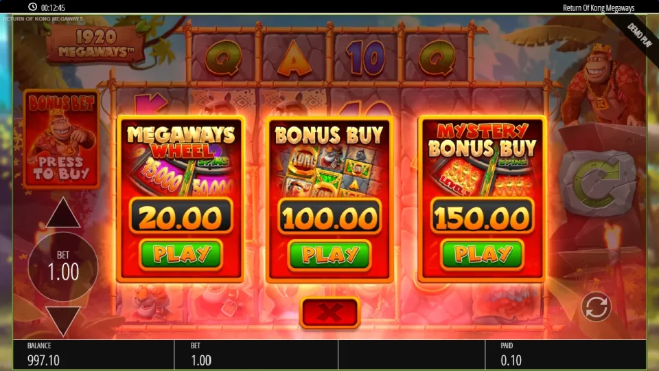 Return of Kong Megaways — screenshot 4