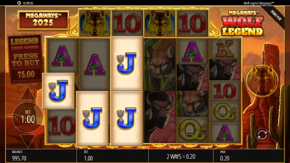 Wolf Legend Megaways — screenshot 3