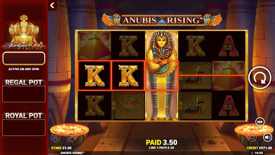 Anubis Rising Jackpot King — screenshot 2