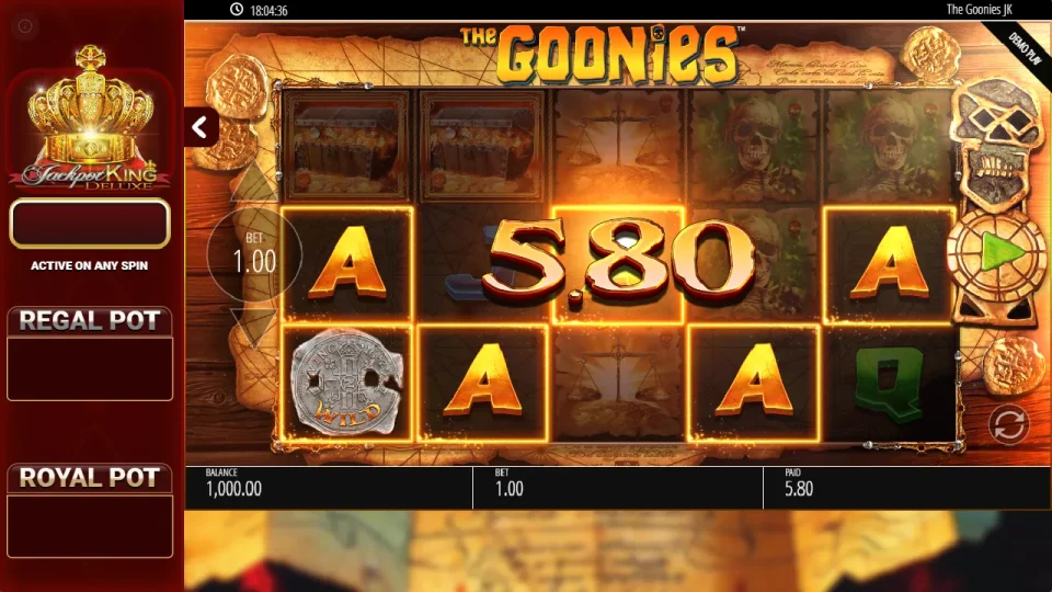 The Goonies Jackpot King — screenshot 3