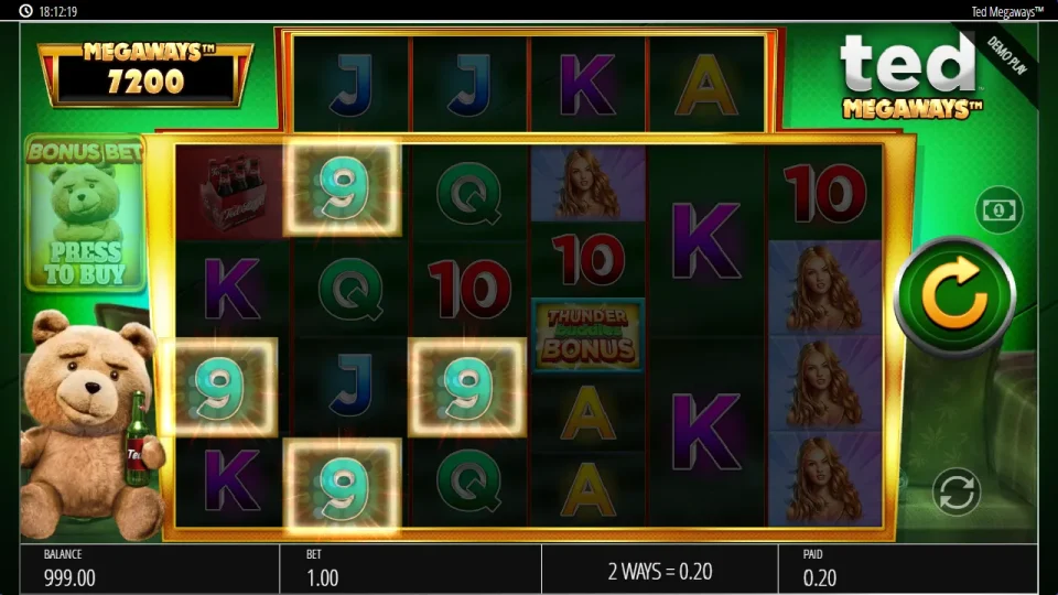Ted Megaways — screenshot 3