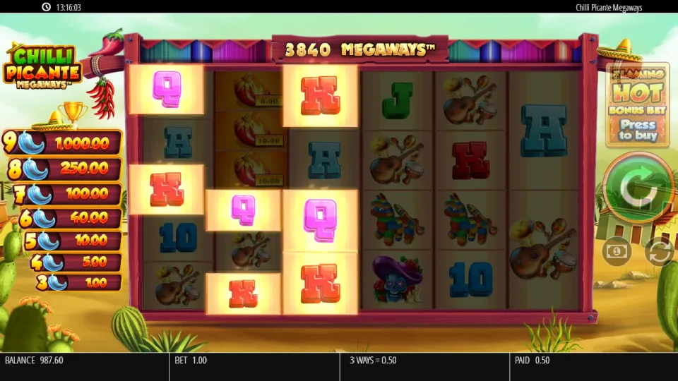 Chilli Picante Megaways — screenshot 4