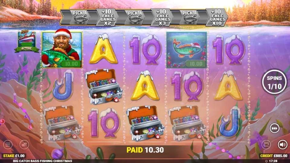 Big Catch Bass Fishing Christmas — screenshot 3
