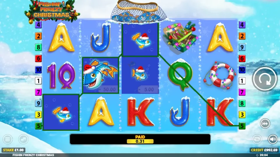 Fishin’ Frenzy Christmas — screenshot 2
