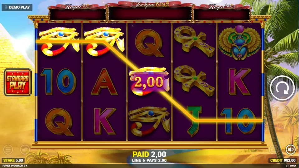 Funky Pharaoh Jackpot King — screenshot 2