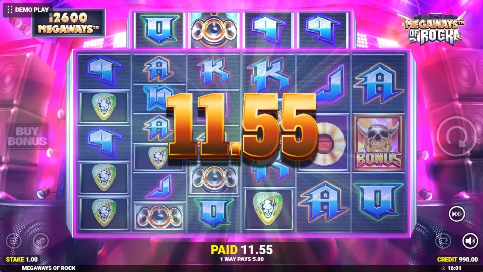 Megaways of Rock — screenshot 4