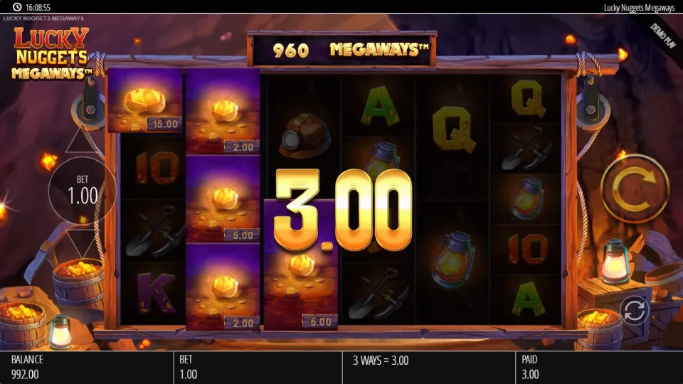 Lucky Nuggets Megaways — screenshot 4
