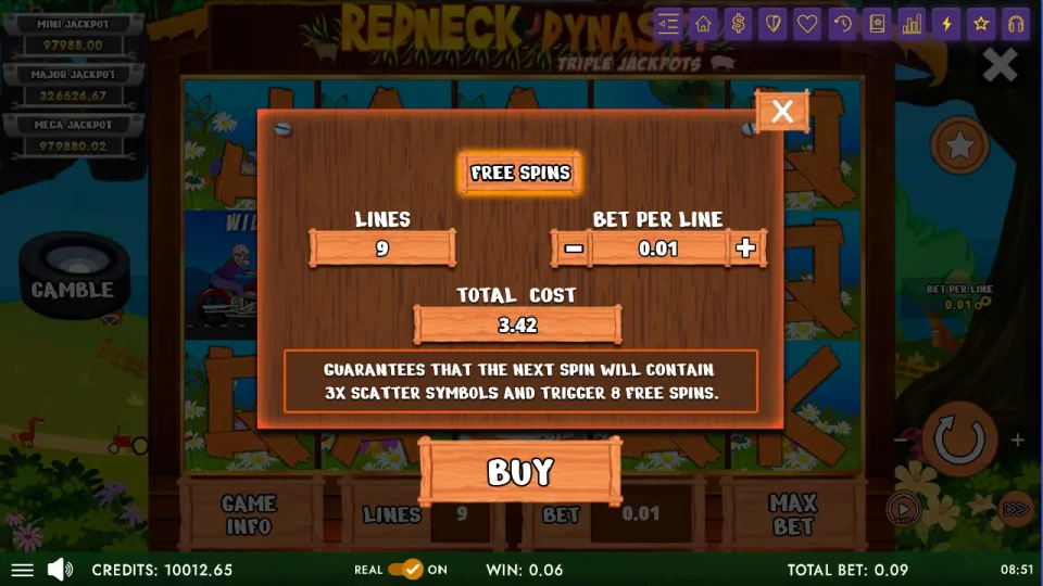 Redneck Dynasty Triple Jackpots — screenshot 2