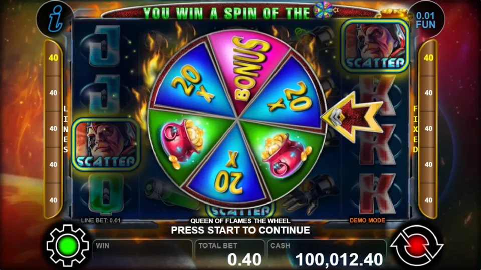 Queen of Flames The Wheel — screenshot 4