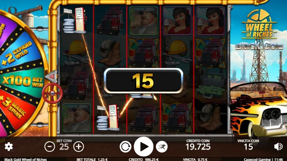 Black Gold Wheel of Riches — screenshot 4