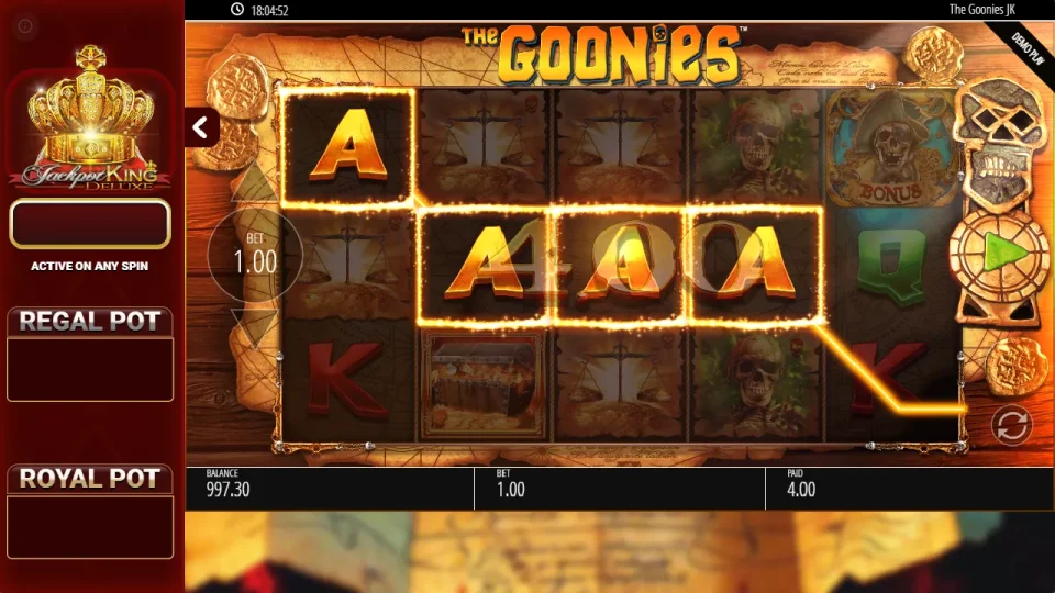 The Goonies Jackpot King — screenshot 5