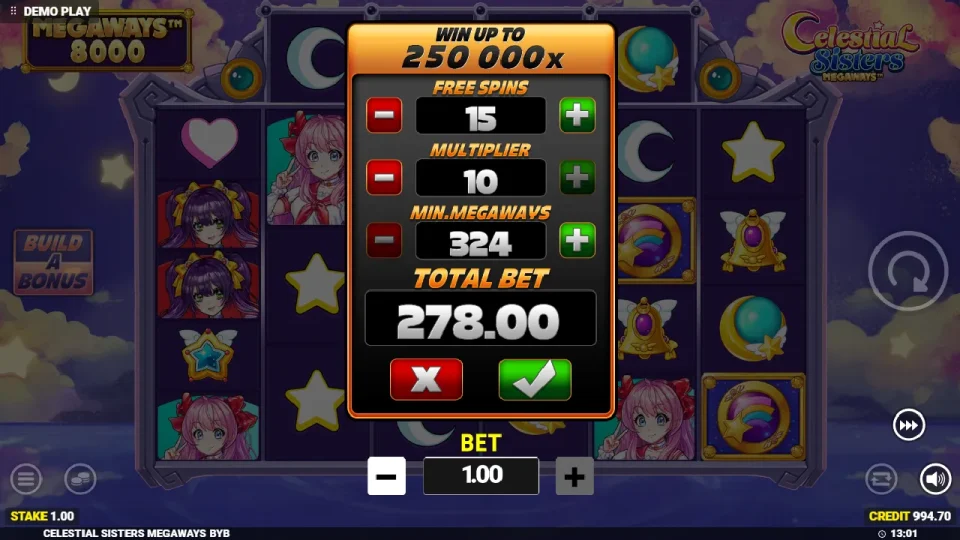 Celestial Sisters Megaways — screenshot 4
