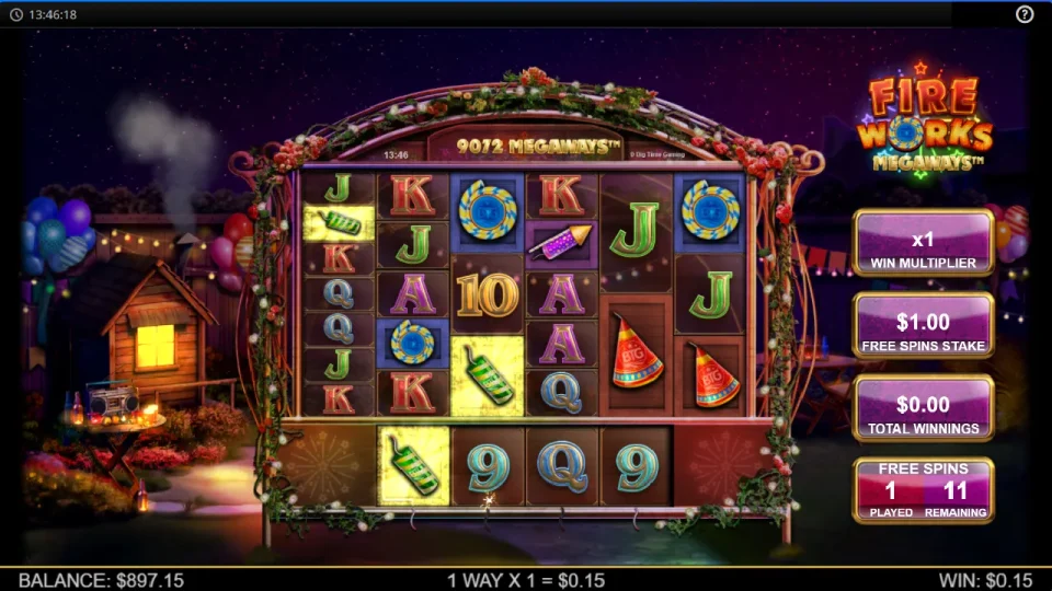 Fireworks Megaways — screenshot 5