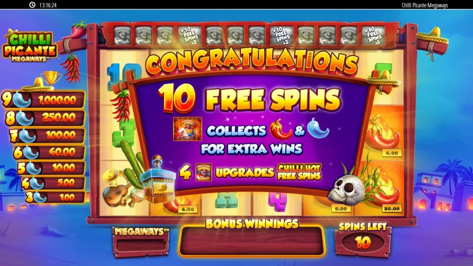 Chilli Picante Megaways — screenshot 5