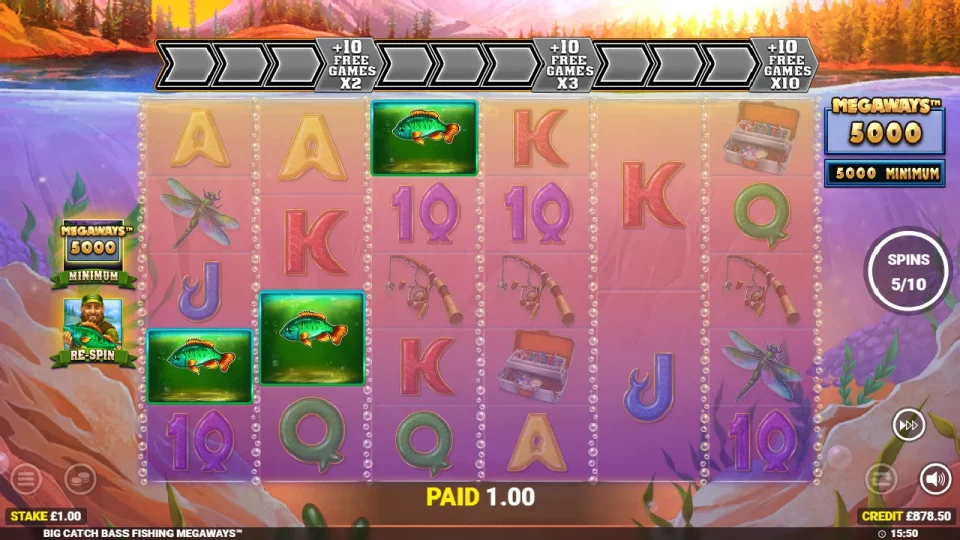 Big Catch Bass Fishing Megaways — screenshot 5